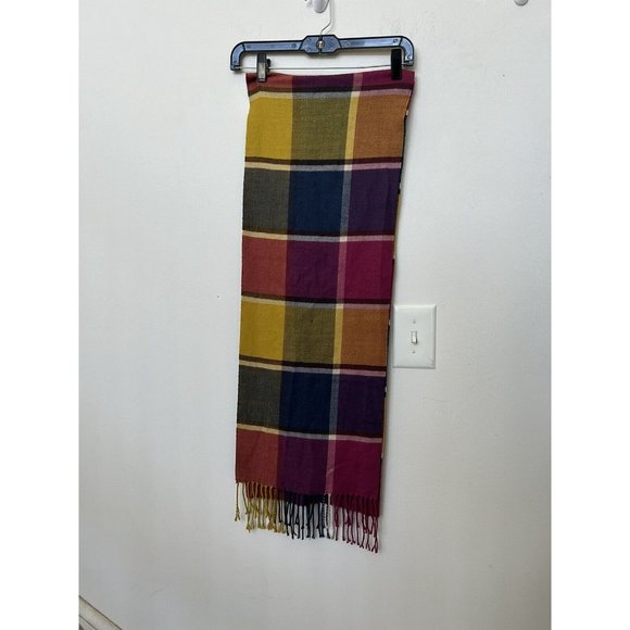 Multicolor Plaid Scarf - Picture 3 of 3